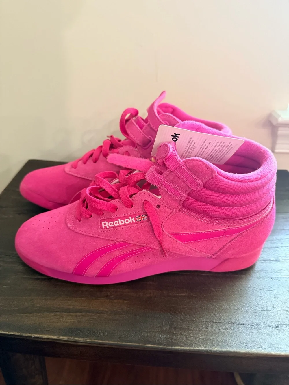 REEBOK Pink Classic High Tops -NWT